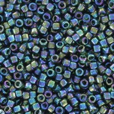 Toho Treasure beads 11/0 Transparent-Rainbow Olivine TT-01-180